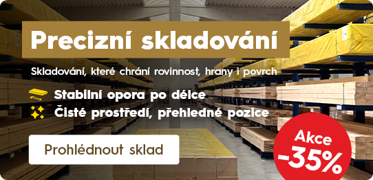 Skladování řeziva KVH