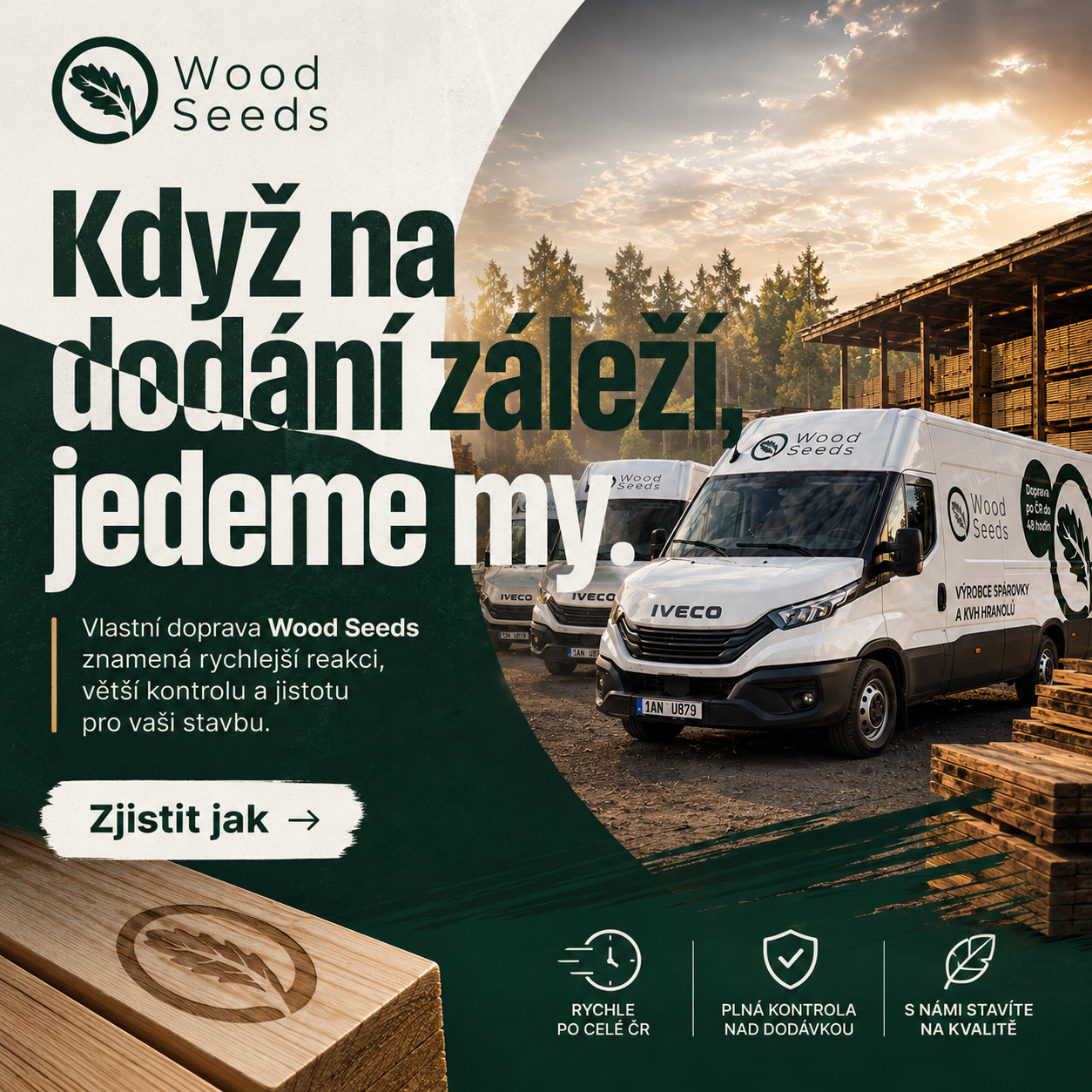 Když na dodání záleží, jedeme my